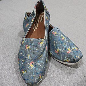 Toms Slip-On Shoes for Unicorn Lovers, NWOT Sz 6